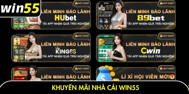 Khuyến mãi nhà cái tại Win55